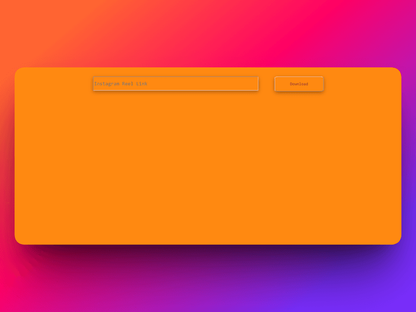 Instagram Downloader project image
